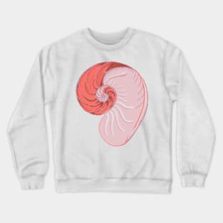 pink nautilus Crewneck Sweatshirt